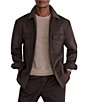 Reiss Gano Check Wool Blend Overshirt - Image 1