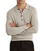 Reiss Greyson Wool Long Sleeve Polo Shirt - Image 1