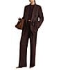 Reiss Leisel Double-Breasted Wool-Blend Twill Oversized Coordinating Suit Blazer - Image 3
