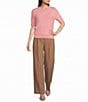 Reiss Luna High-Rise Pleated Wide Leg Pants - Image 3