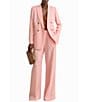 Reiss Magda Peak Lapel Long Sleeve Double-Breasted Suit Jacket - Image 3