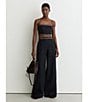 Reiss Mila Rick Rack Contrast Cropped Coordinating Top - Image 5