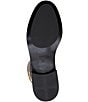 Reiss Rosalee Leather and Suede Slip On Mid Calf Boots - Image 6