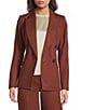 Reiss Solene Double-Breasted Wool Blend Coordinating Blazer - Image 1