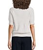 Reiss Stevie Short Sleeve Cashmere Sweater Top - Image 2