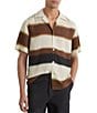 Reiss Tie-Dye Short Sleeve Woven Camp Shirt - Image 1