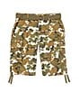 Color:Wood Camo - Image 1 - Jonah Belted Camo Cargo 13#double; Inseam Shorts