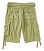 Color:Olive - Image 2 - Jonah Belted Cargo 13#double; Inseam Shorts