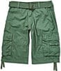 Request Jonah Belted Cargo 14#double; Inseam Shorts - Image 1