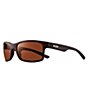 Color:Matte Tortoise with Golf Lens - Image 2 - Crawler Square Polarized 59mm Matte Sunglasses
