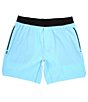 Color:Sky Blue - Image 1 - Active Mako Tech Performance Stretch 7#double; Inseam Unlined Stretch Shorts