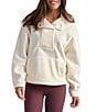 RHONE AloftFleece Hooded Long Sleeve Pullover, Color:Ivory - Image 1