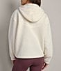 RHONE AloftFleece Hooded Long Sleeve Pullover, Color:Ivory - Image 2