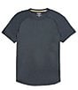 Color:Blackberry Heather - Image 1 - Atmosphere Performance Stretch Short Sleeve T-Shirt