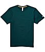 RHONE Backspin Performance Stretch Short Sleeve T-Shirt, Color:Moss Green - Image 1