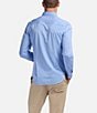 Color:Blue - Image 3 - Rhone Commuter Mini-Check Performance Stretch Long-Sleeve Woven Shirt