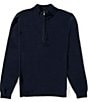 RHONE Commuter Quarter-Zip Sweater Pullover, Color:True Navy - Image 1