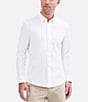 Color:Bright White - Image 1 - Rhone Commuter Solid Performance Stretch Long-Sleeve Woven Shirt