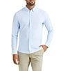 Rhone Commuter Stripe Performance Stretch Long Sleeve Woven Shirt - Image 1