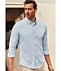 Rhone Commuter Stripe Performance Stretch Long Sleeve Woven Shirt - Image 5