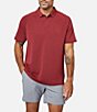 Color:Carriage Red - Image 1 - Rhone Delta Pique Short Sleeve Polo Shirt