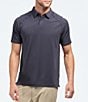 Color:Navy - Image 1 - Delta Pique Short Sleeve Polo Shirt