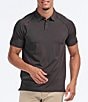 Color:Black - Image 1 - Delta Pique Short Sleeve Polo Shirt