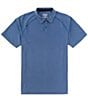 Color:True Blue - Image 1 - Delta Pique Short Sleeve Polo Shirt
