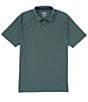 Color:Storm Blue/Green - Image 1 - Delta Pique Short Sleeve Polo Shirt