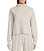 RHONE Dreamglow Mock Neck Long Sleeve Pullover, Color:Sand - Image 1