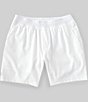 Color:Bright White - Image 1 - Mako Lined Performance Stretch 7#double; Inseam Shorts