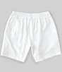 Color:Bright White - Image 2 - Mako Lined Performance Stretch 7#double; Inseam Shorts