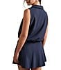 RHONE Mirage Notch Collar Sleeveless Button Front Blouse - Image 2