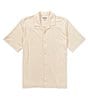 RHONE Palms Camp Collar Short Sleeve Woven Shirt - Image 1