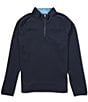 RHONE Performance Stretch Founders Golf Quarter-Zip Pullover, Color:True Navy - Image 1