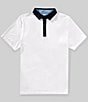 RHONE Performance Stretch Golf Sport Short Sleeve Polo Shirt, Color:Bright White - Image 1