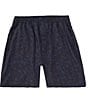 Color:Black/Navy Crosshatch - Image 1 - Performance Stretch Printed Mako 7#double; Inseam Unlined Shorts