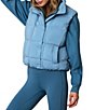 RHONE Powder Collard Sleeveless Zipper Front Puffer Down Vest - Image 1