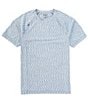 Color:True Blue/Aquamarine - Image 1 - Reign Spacedye Performance Short Sleeve T-Shirt
