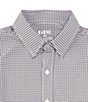 Color:Orso Brown Check - Image 2 - Slim-Fit Commuter Check Performance Stretch Long-Sleeve Woven Shirt