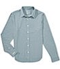 RHONE Slim Fit Commuter Gingham Long Sleeve Woven Shirt - Image 2