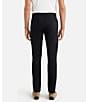 Color:Black - Image 2 - Slim Fit Flat Front Commuter Stretch Pants