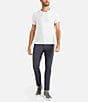 RHONE Slim Fit Flat Front Commuter Stretch Pants, Color:Iron - Image 4