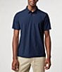 Color:Navy - Image 1 - Tech Performance Stretch Short Sleeve Polo Shirt