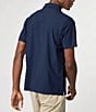 Color:Navy - Image 2 - Tech Performance Stretch Short Sleeve Polo Shirt