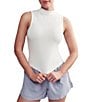 RHONE Ultimate Layer Mock Neck Sleeveless Tank, Color:Snow White - Image 1