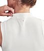 RHONE Ultimate Layer Mock Neck Sleeveless Tank, Color:Snow White - Image 5