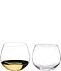 Color:Clear - Image 1 - O Wine Tumbler Oaked Chardonnay Glasses, Set of 2