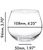 Color:Clear - Image 4 - O Wine Tumbler Oaked Chardonnay Glasses, Set of 2