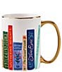 Rifle Paper Co. Book Club Porcelain Coffee Mug - Image 1